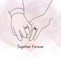 Minimalist couple line wall art prints