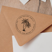 Stamps - Palm Tree Return Address