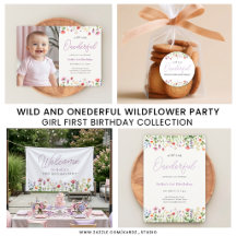 Wild and Onederful Wildflower First Birthday Party