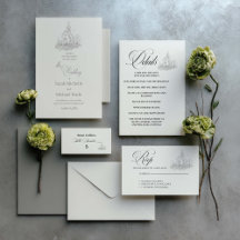 Church Calligraphy Wedding Suite