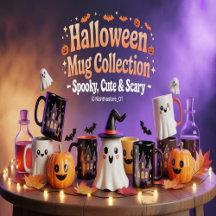 Halloween Mug Collection – Spooky, Cute & Scary 