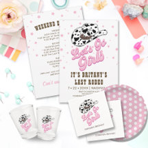  Nashville Theme Bachelorette Party Invitations