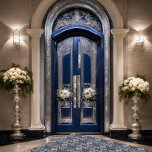 Sapphire Elegance Wedding Rugs