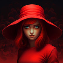 Tote Bag Red Hat Girl