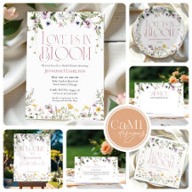 Love is in Bloom   Wildflowers Bridal Shower