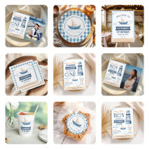Nautical Blue Boy Birthday Party