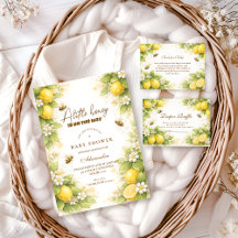 Sunny Lemon Honey Bee Baby Shower