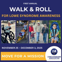 LSA's 2025 Walk & Roll for Lowe Syndrome Awareness