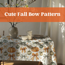 Cute Fall Bow Pattern
