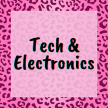 Stylish Pink Leopard Print - Tech & Electronics
