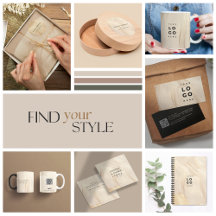 Painted Abstract Natural Elegant Neutral Simple