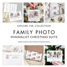 Minimalist Family Photo Christmas Suite 