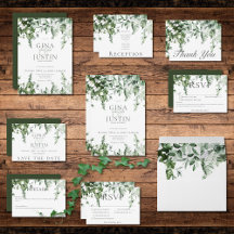 Rustic Ivy & Sage Wedding Collection
