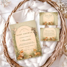 Storybook Woodland Meadow Baby Shower