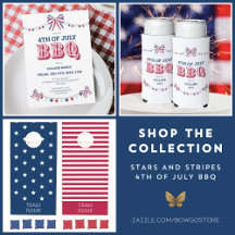 Stars and Stripes BBQ 4th of July Barbecue Party