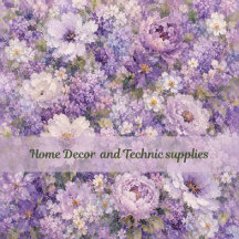 Lavender Romantic Bloom Home Décor