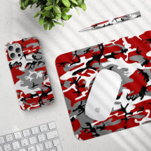 Red and Gray Camouflage Collection