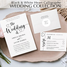 Modern Black and White Wedding Collection