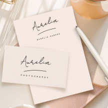 Elegant Signature   Simple Personalized Stationery