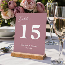 Modern Trendy Wedding Collection   Dusty Rose