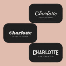 Retro and Vintage Name Patches