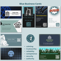 Blue Business Cards