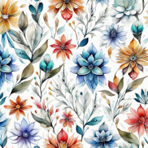 Watercolor  Blossoms 