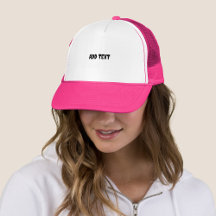 Trucker Hat - Custom Text Printed - Part 1