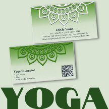 Yoga Business Cards