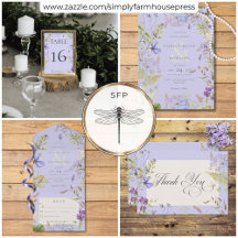 Rustic Lavender Sage Wildflowers Lavender Wedding