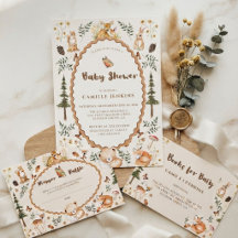 Cottagecore Woodland Forest Baby Shower
