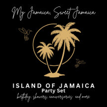 Island of Jamaica Birthday Party Set 