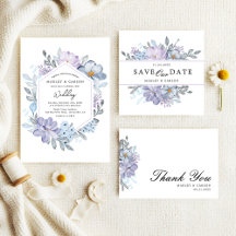 Watercolor Dusty Floral Stationery