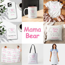 Mama Bear   Cute & Funny Mother's Day Gift