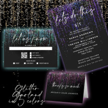 WEDDING | Edgy FUN Glitter Wedding 