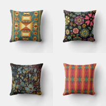Throw Pillows With Retro Pop Art Designs 