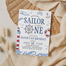 Our Little Sailor 1st Birthday Collection