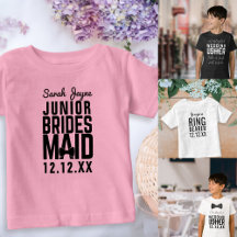 Kids Bridal Party Wedding T-Shirts