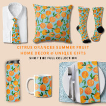 Citrus Oranges Summer Fruit: Home Decor & Gifts