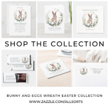 Watercolor Bunny Garland Easter Brunch   Egg Hunt