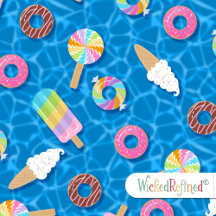 Sweet Treat Pool Floats – Blue Water