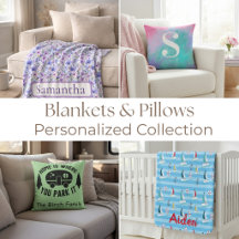 Personalized Blankets & Pillows
