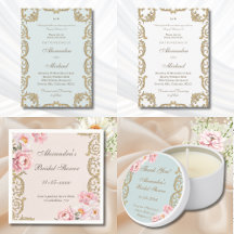 VINTAGE PEONY CHRISTIAN BRIDAL SHOWER