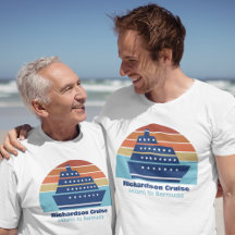 Custom Cruise Ship Sunset Family Shirts & Gifts