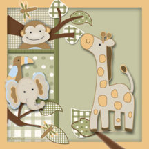 Monkey Elephant Saffari Baby Shower 