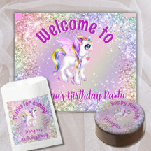Magical Unicorn Birthday Party Supplies