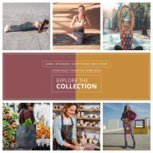 Vintage Color Autumn Leaves and Swirl Patttern