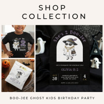 Boo-Jee Ghost Kids Halloween Birthday Party