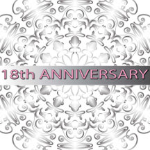 18th Wedding Anniversary Porcelain Acquamarine 