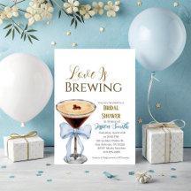 Love is Brewing Blue Bridal Shower Collection